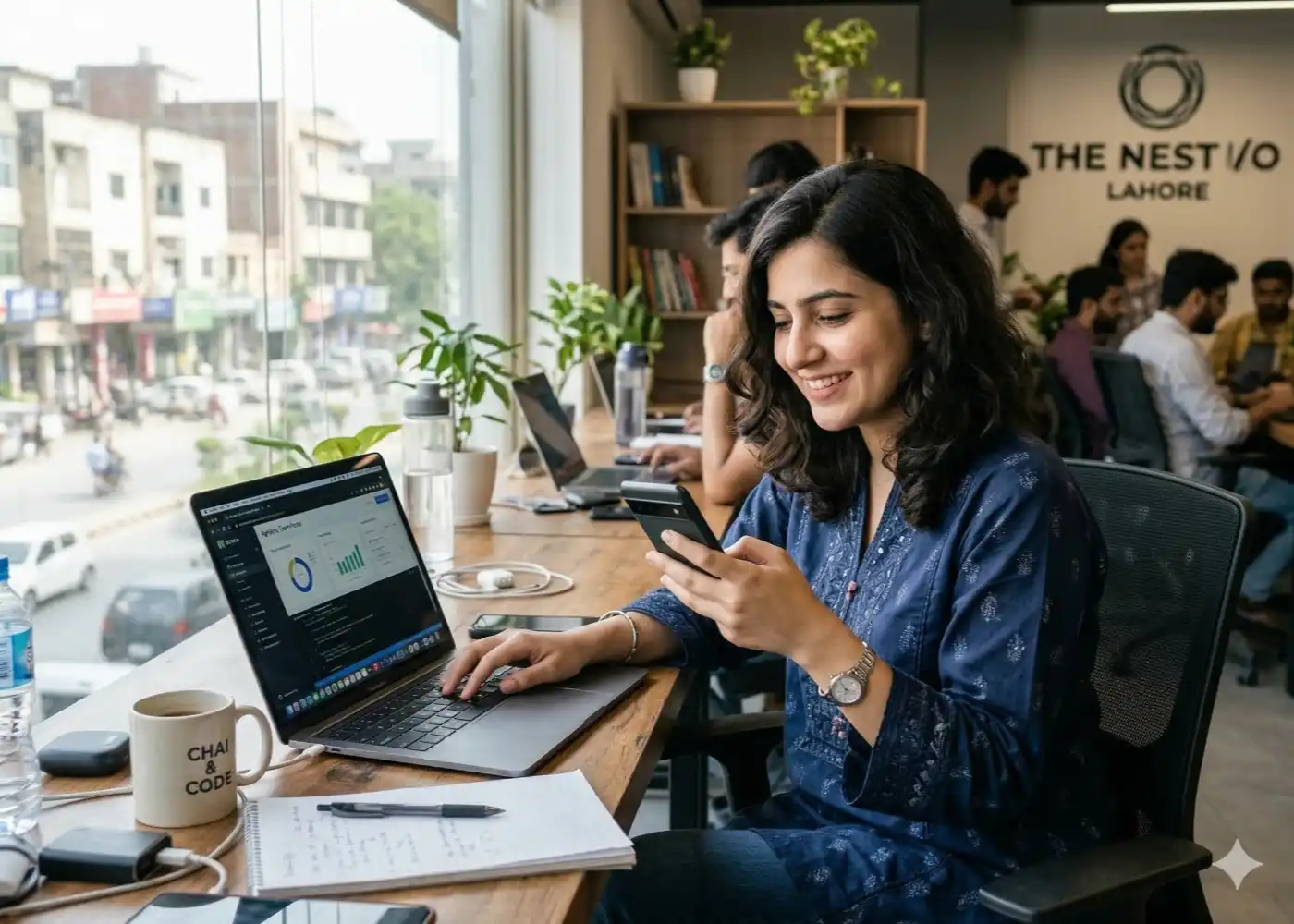 Founder running online business